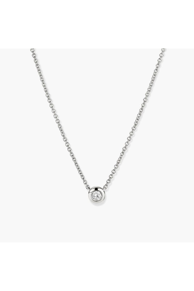 Diamond Necklace, Main, color, White Gold