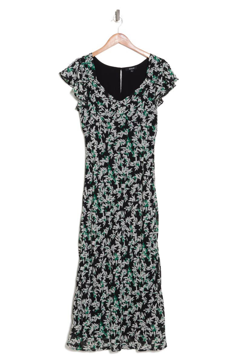WISHLIST Floral Print V-Neck Maxi Dress, Alternate, color,