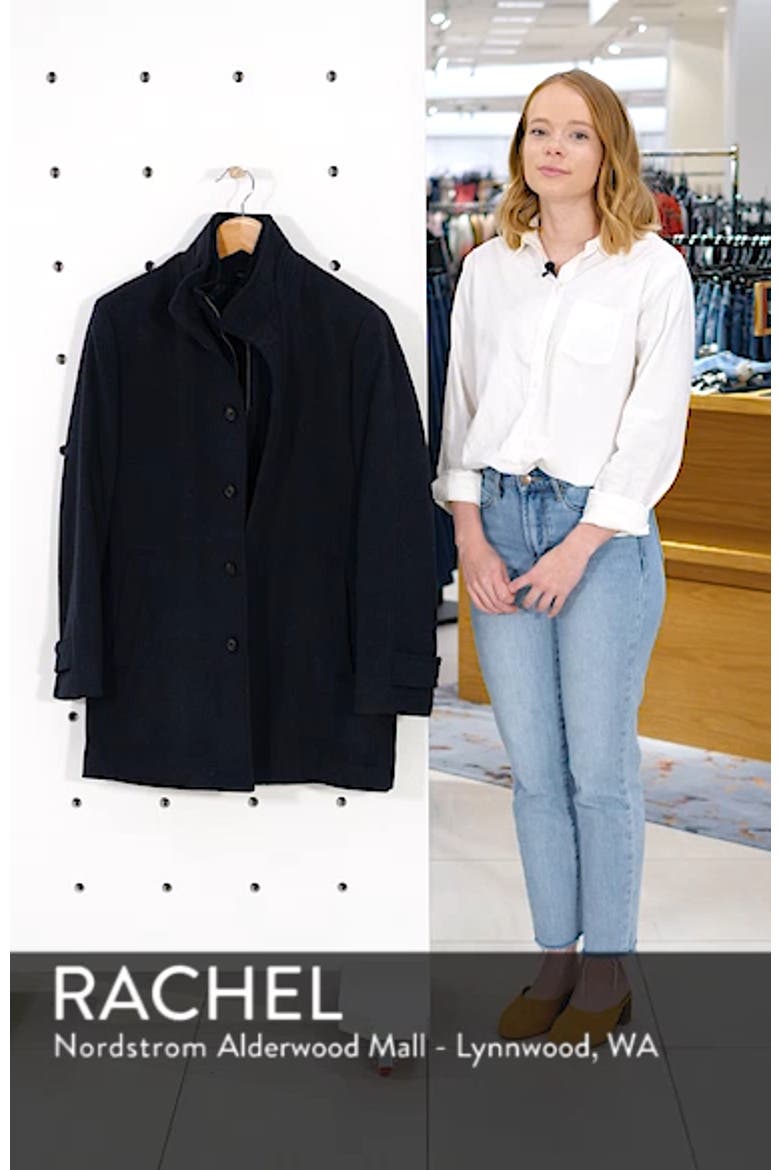 John W. Nordstrom® Hudson Wool Car Coat video