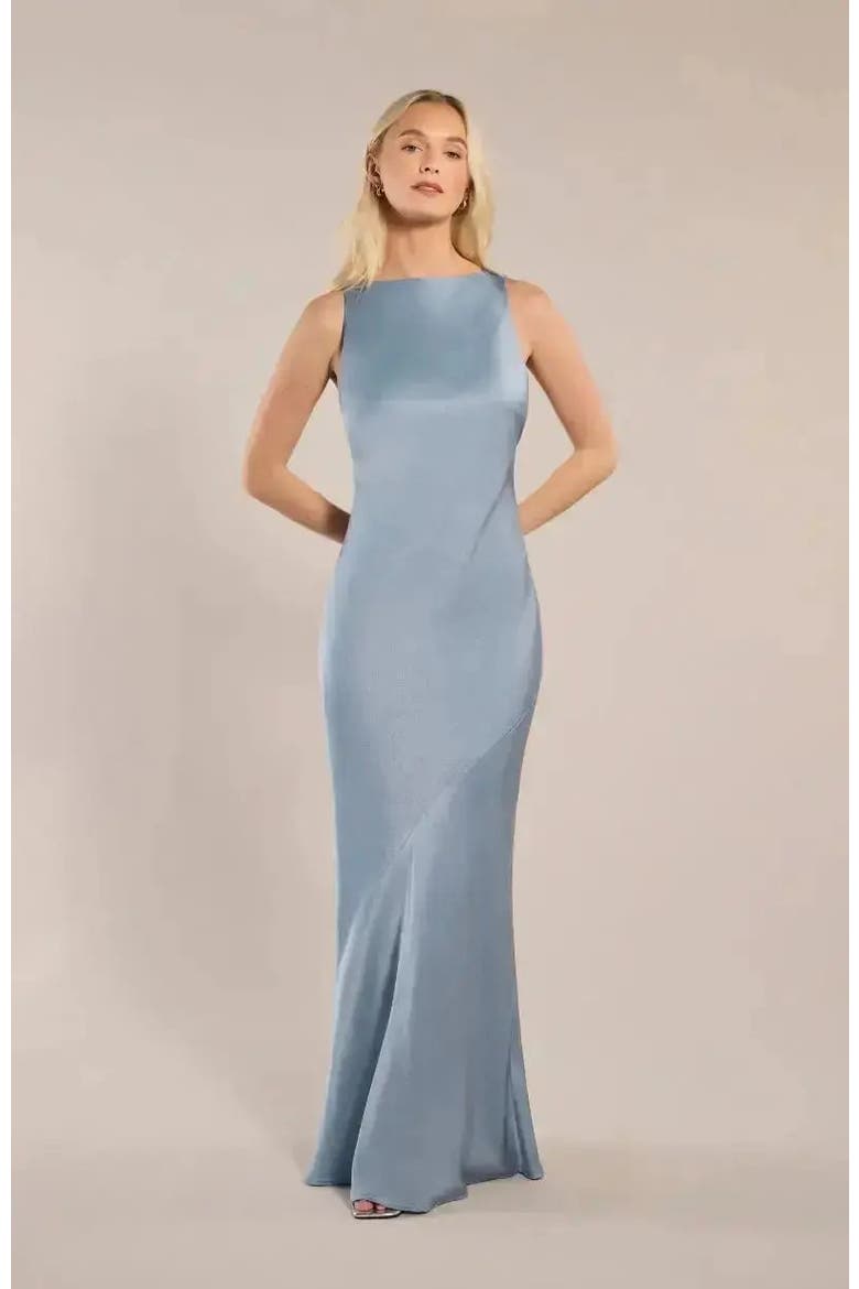 Paris Cross Back Dress, Main, color, Pale Blue