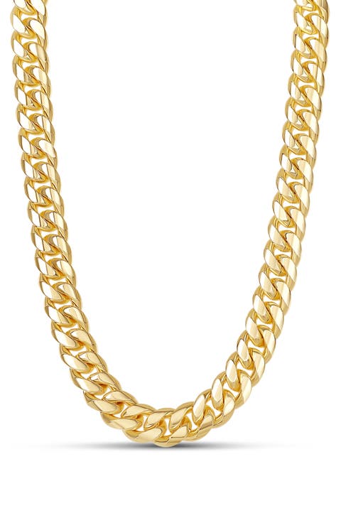 Tori Cuban Chain Choker Necklace