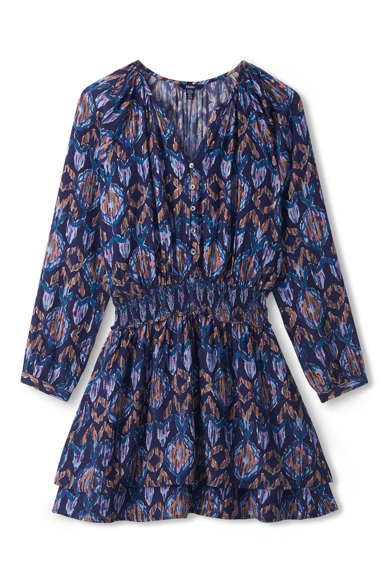 Mia Smocked Waist Dress, Alternate, color, PATRIOT BLUE