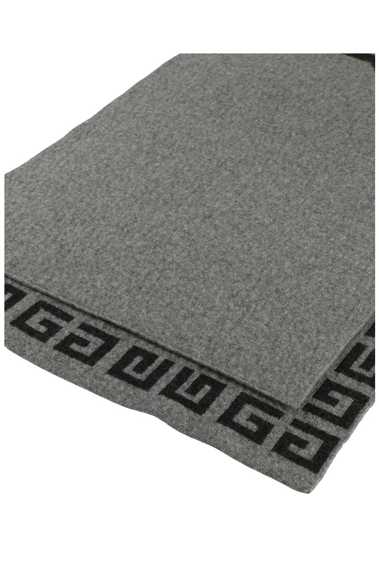 Double Face 4G Wool & Cashmere Scarf, Alternate, color, GREY MULTI