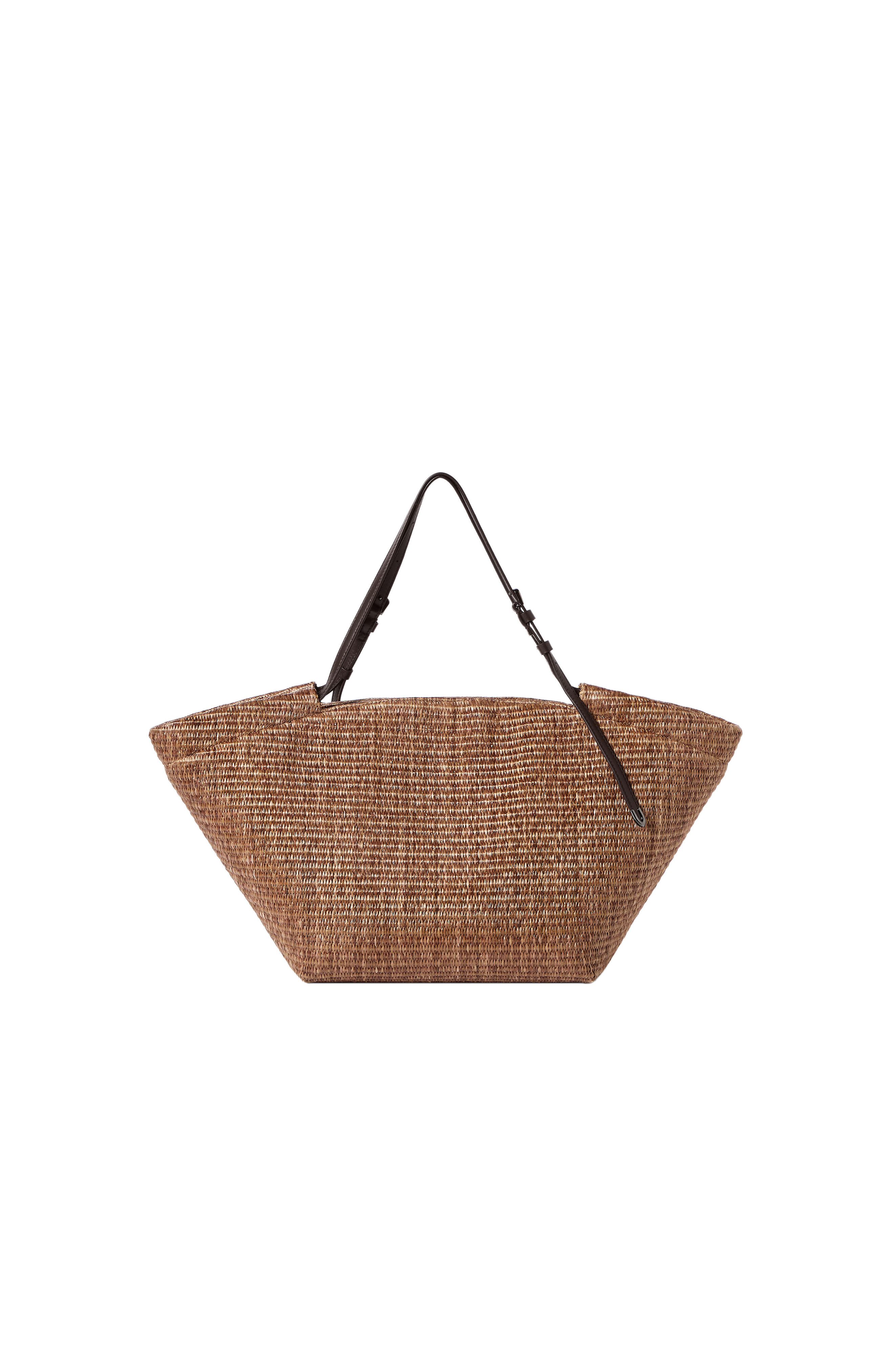 Brunello Cucinelli Raffia large panier shopper, Main, color, Light Brown