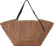 Brunello Cucinelli Raffia large panier shopper