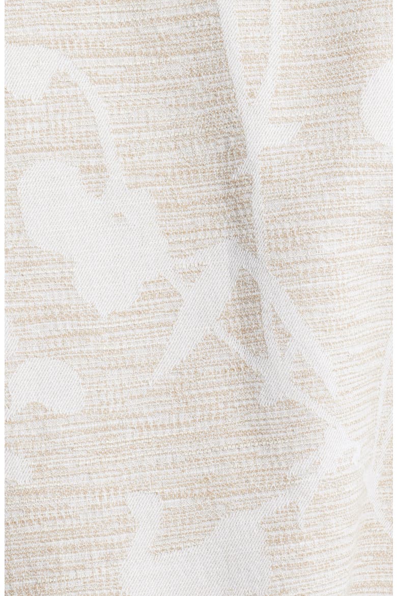 Jarlota Floral Jacquard Jacket, Alternate, color, LIGHT BEIGE