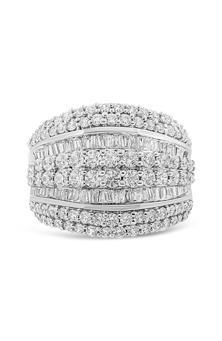 Haus of Brilliance Silver 2.00 Cttw Diamond Cluster Ring, Main, color, White