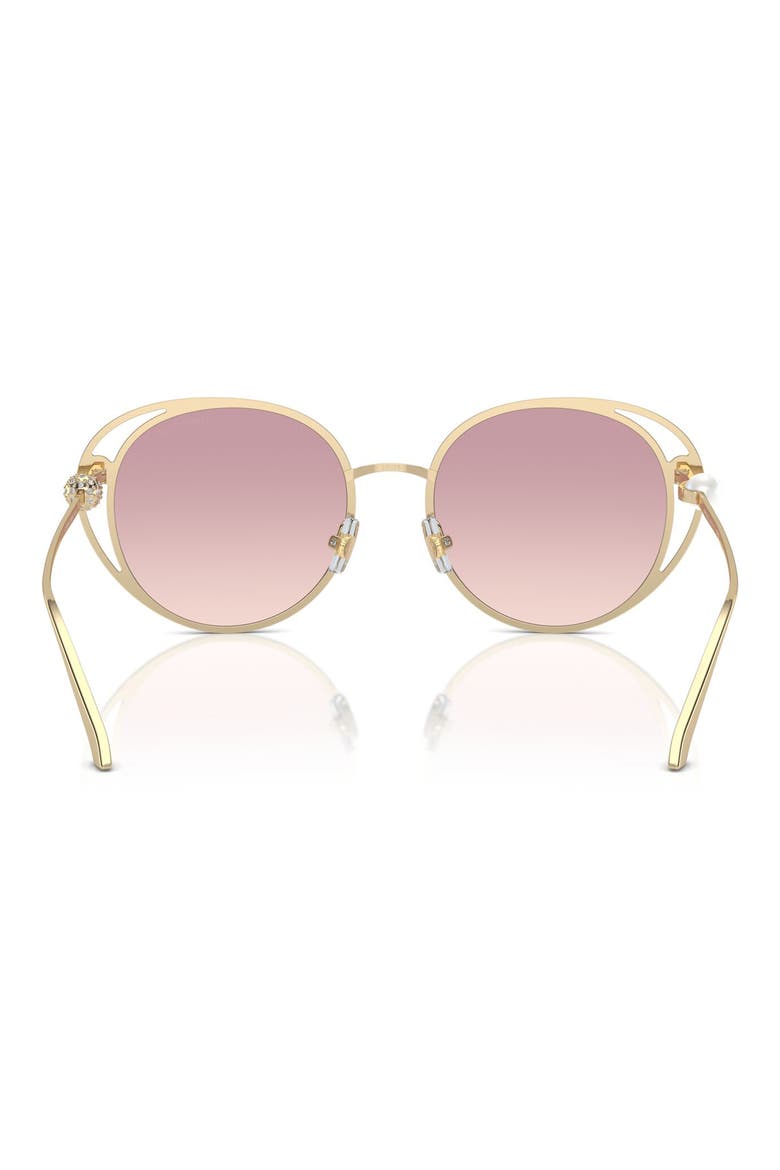 53mm Oval Sunglasses, Alternate, color, BROWN