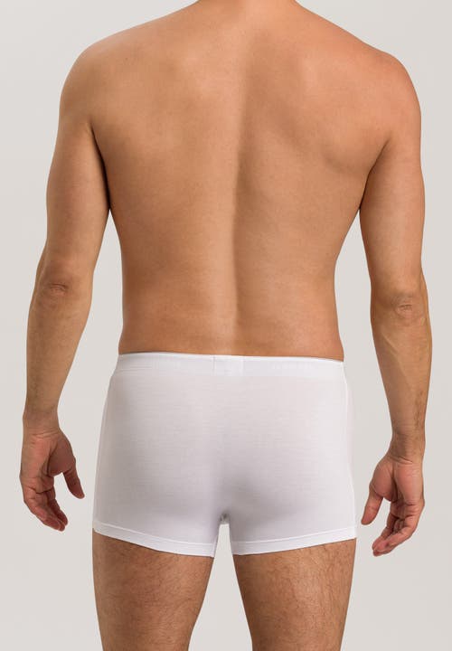 Hanro Cotton Superior Cotton Boxer Brief In White