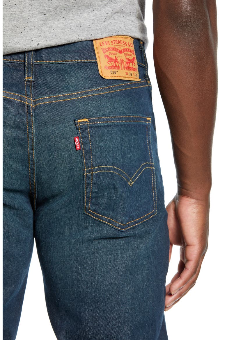 Levi's® 514™ Straight Leg Jeans, Alternate, color, MIDNIGHT