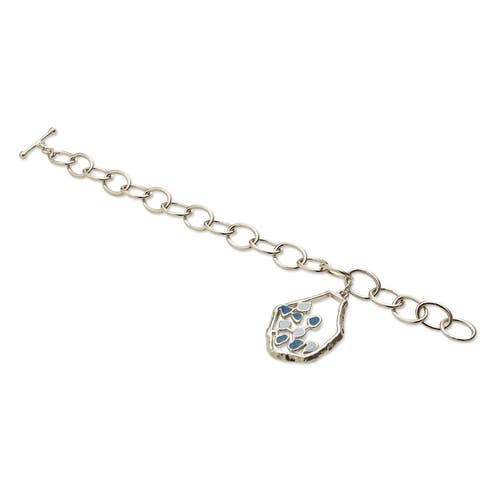 Dhwani Bhansal Laza Bracelet In White Rhodium Plated
