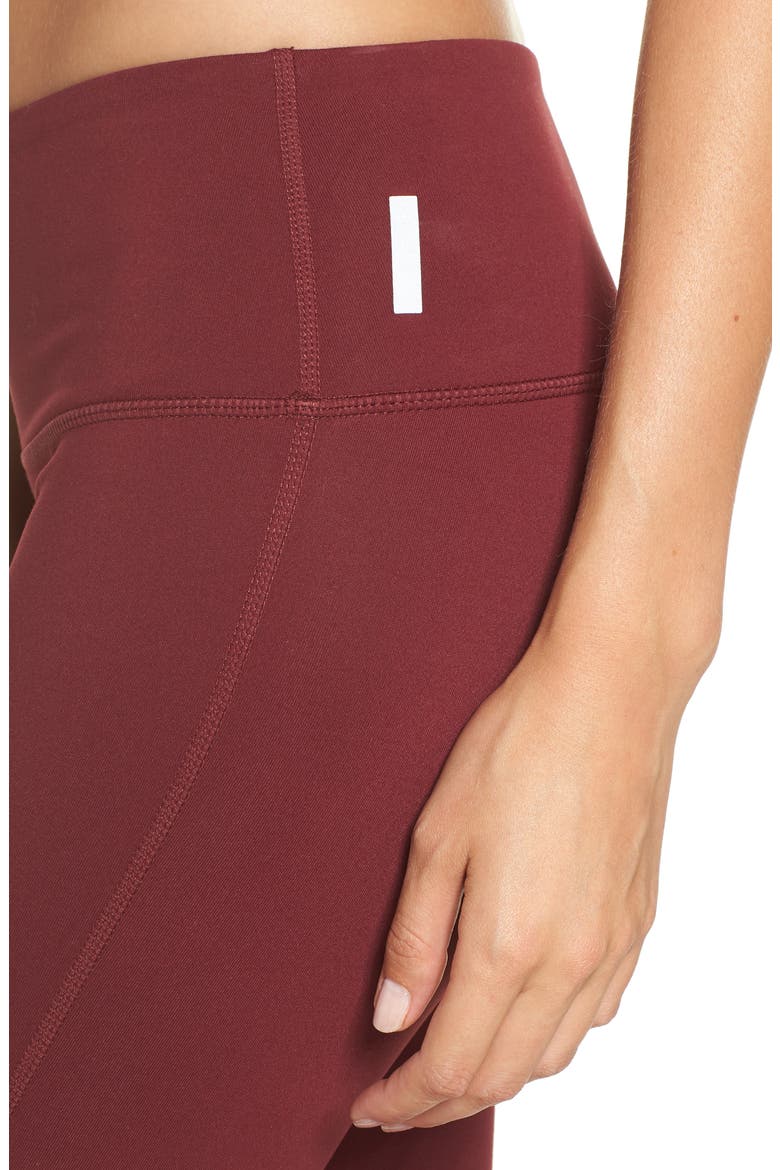 Live In 7/8 Leggings, Alternate, color, RED TANNIN