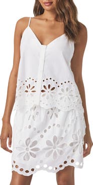 Splendid Emma Cotton Eyelet Tank