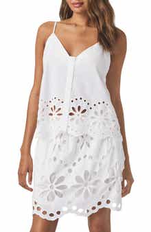 Splendid Emma Cotton Eyelet Tank