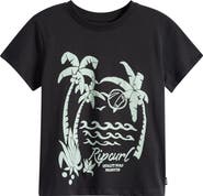 Rip Curl Kids' Moon Standard Cotton Graphic T-Shirt