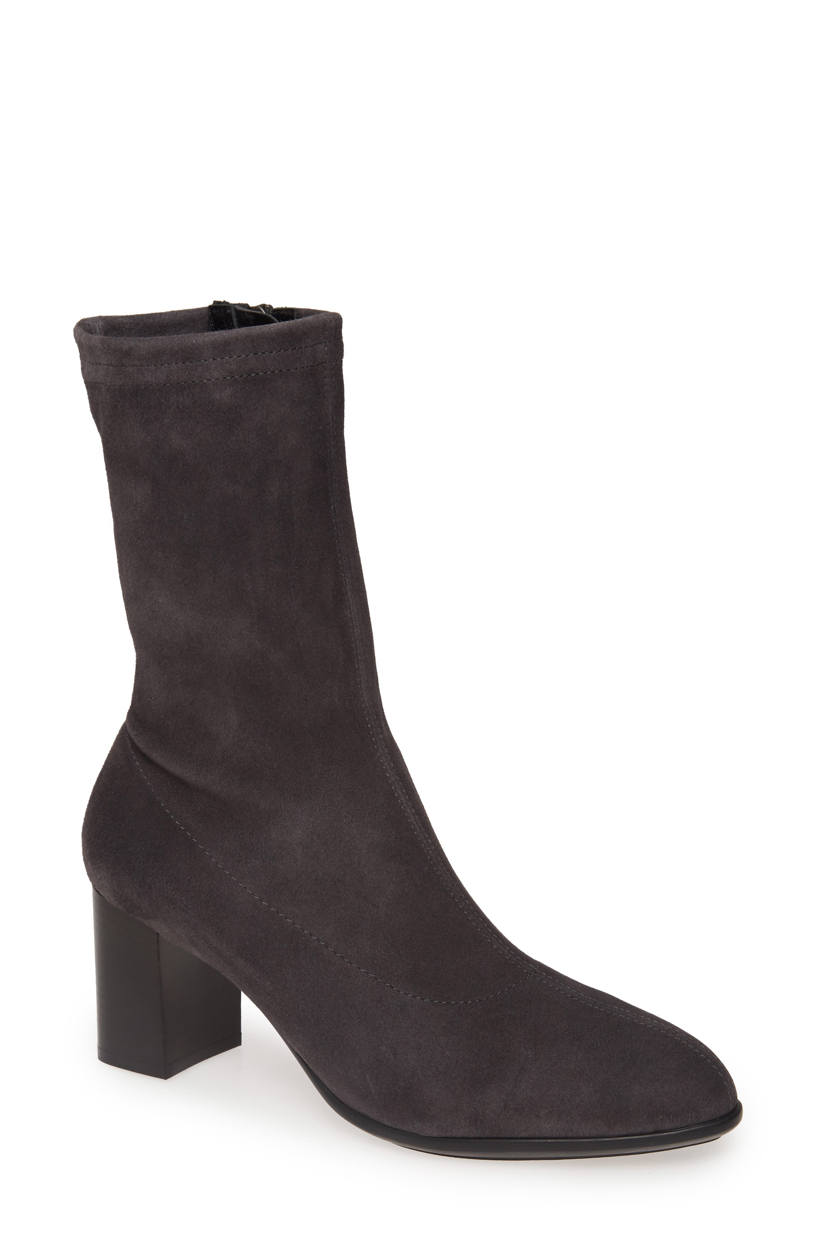 Darianna Weatherproof Bootie, Main, color, ANTHRACITE SUEDE