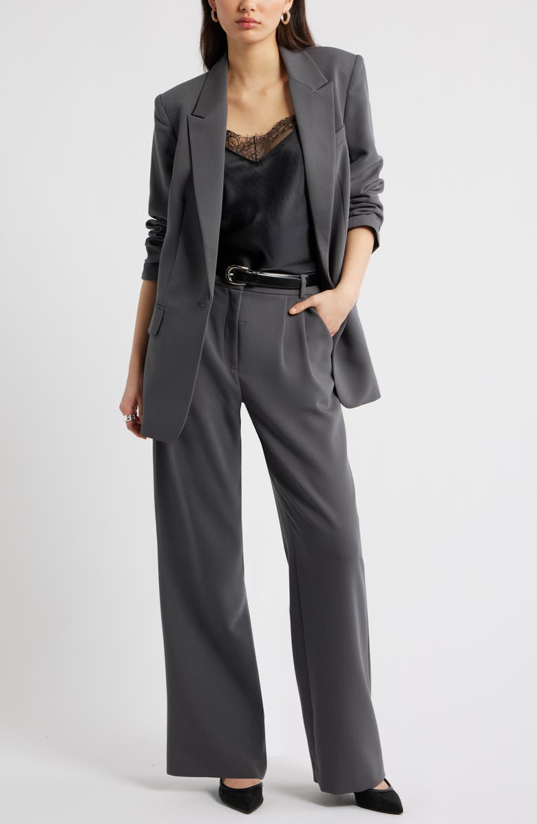 Open Edit The Icon Trousers, Alternate, color, Grey Magnet
