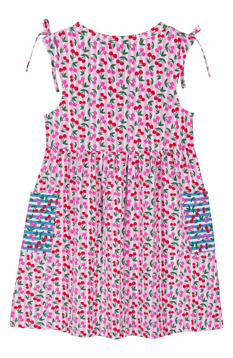 Andy & Evan Kids' Cherry Print Dress, Alternate, color, Pink Multi