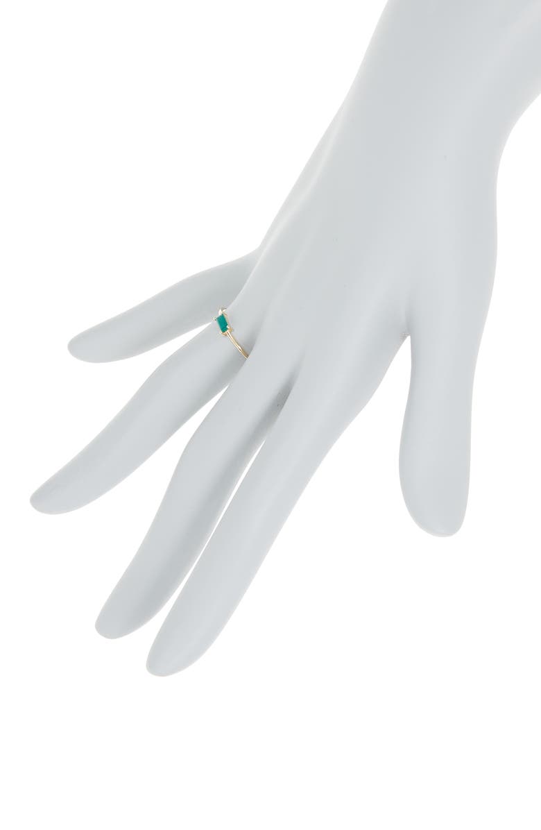 Ember Fine Jewelry 14K Gold & London Blue Topaz Band Ring, Alternate, color, Gold