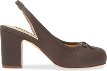 靴 OHOTORO square ballet pumps brown 24.5 靴 OHOTORO square ballet pumps brown 24.5 AMORE. Square Toe