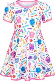 Mia Belle Girls Classroom Cutie Twirl Dress