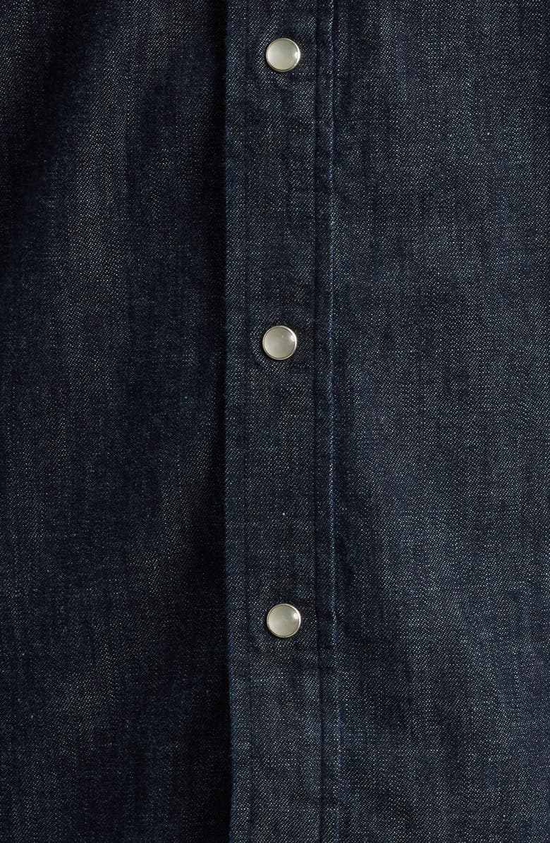 EDWIN Denim Western Button-Up Shirt, Alternate, color, Blue Denim