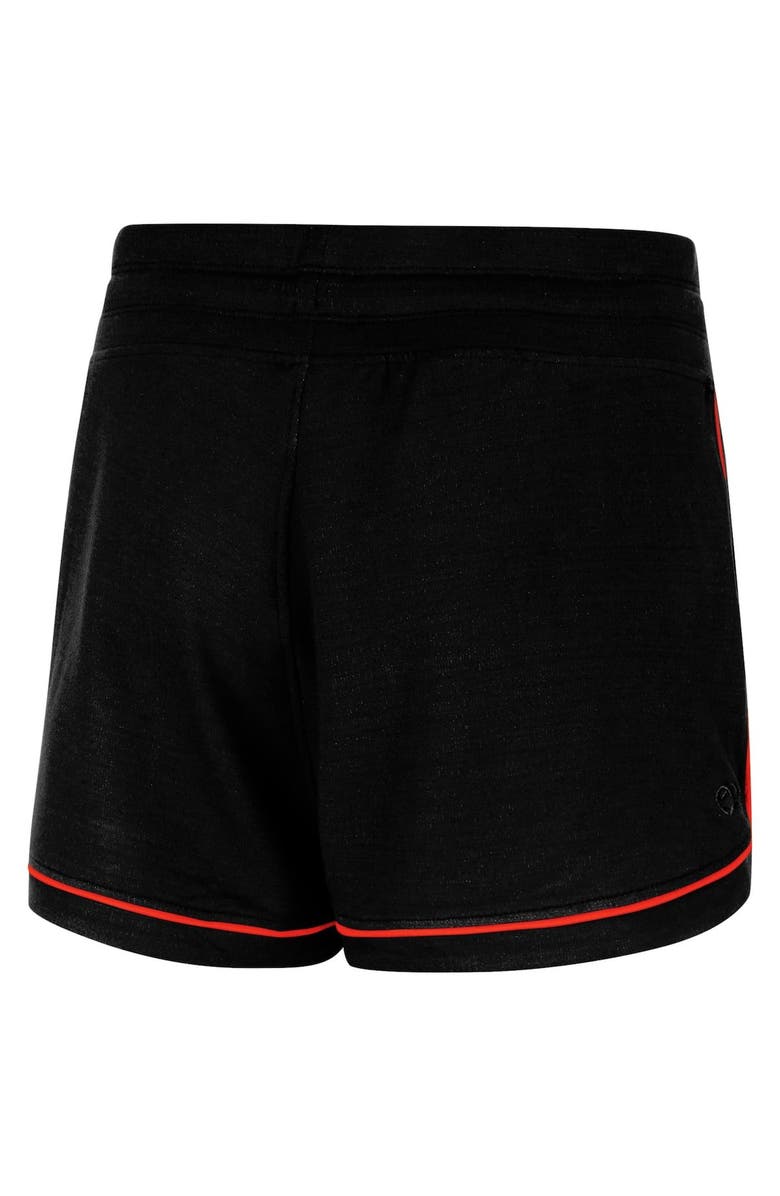 COLOSSEUM Women's Colosseum Black Clemson Tigers Lil Sebastian Tri-Blend Shorts, Alternate, color, 