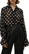 Lilysilk Polka Dots Georgette Blouse