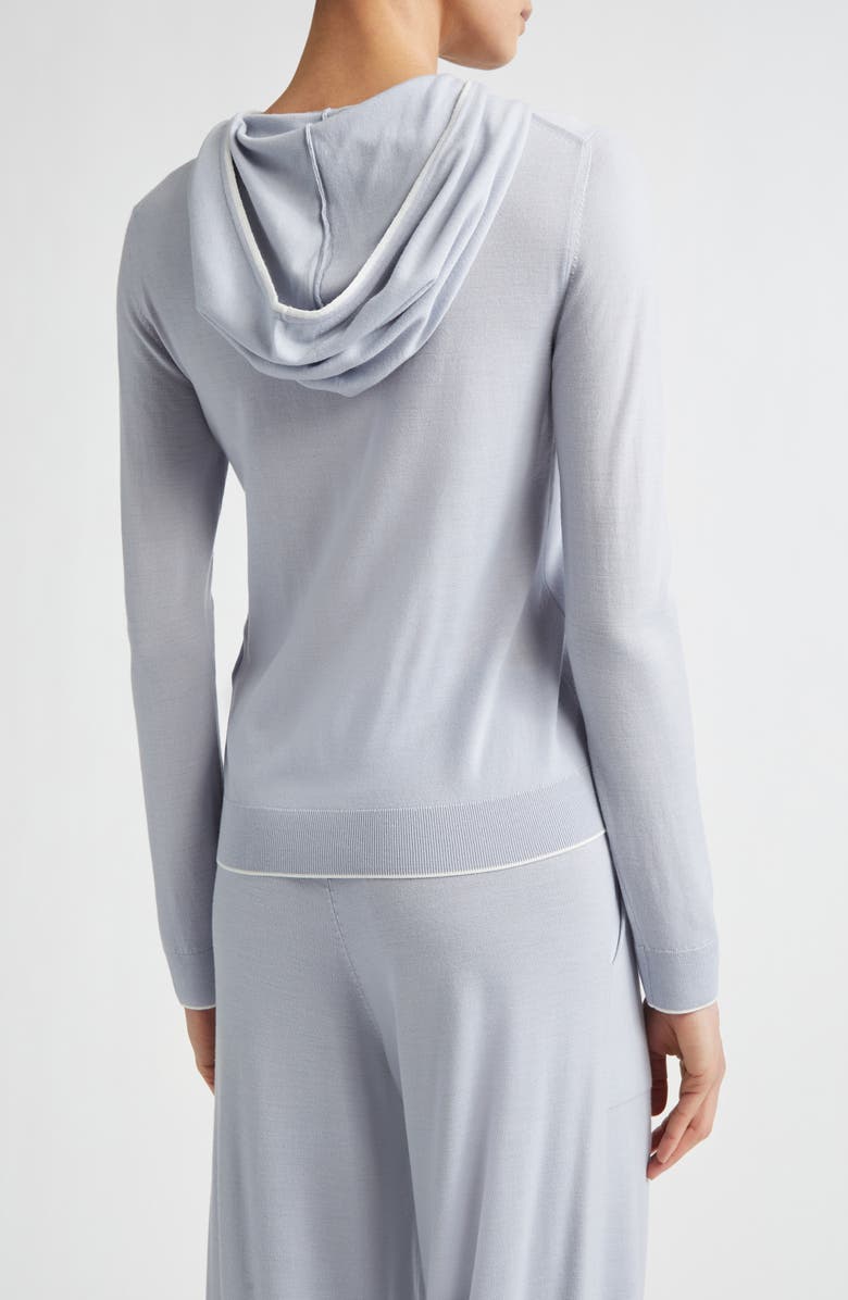 Eleventy Avalon Travel Sleeveless Merino Wool Sweater, Alternate, color, Sky Blue/Wht