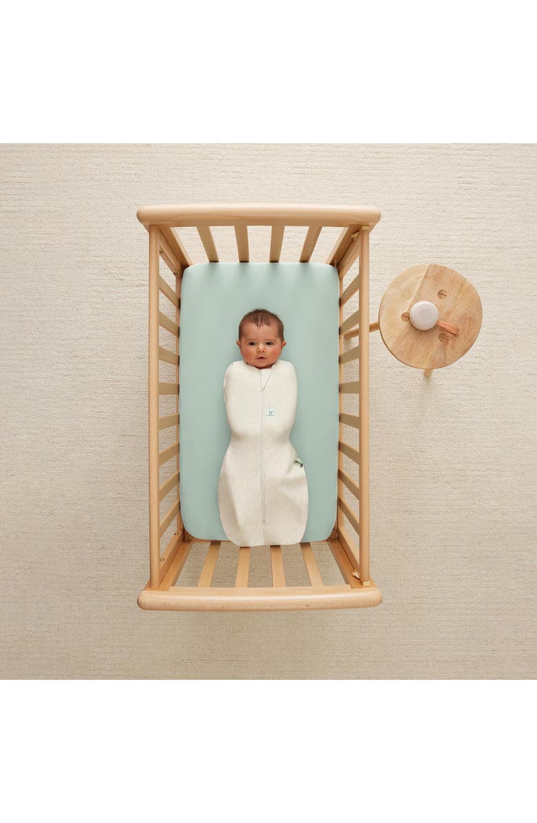 ergoPouch 1.0 TOG Organic Cotton Cocoon Swaddle Sack, Alternate, color, Oatmeal Marle