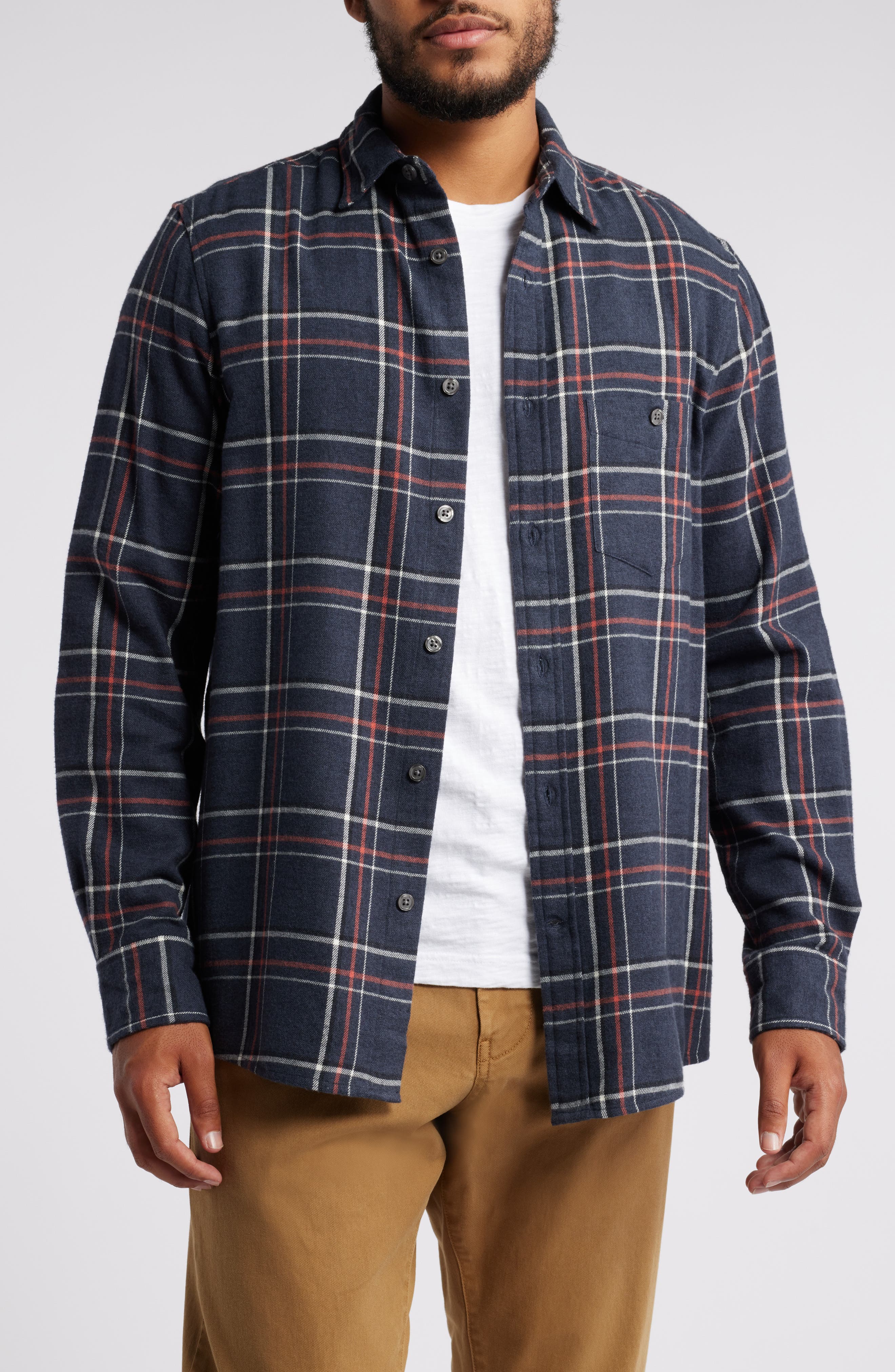 Treasure & Bond Grindle Plaid Button-Up Shirt (Men) | Nordstrom