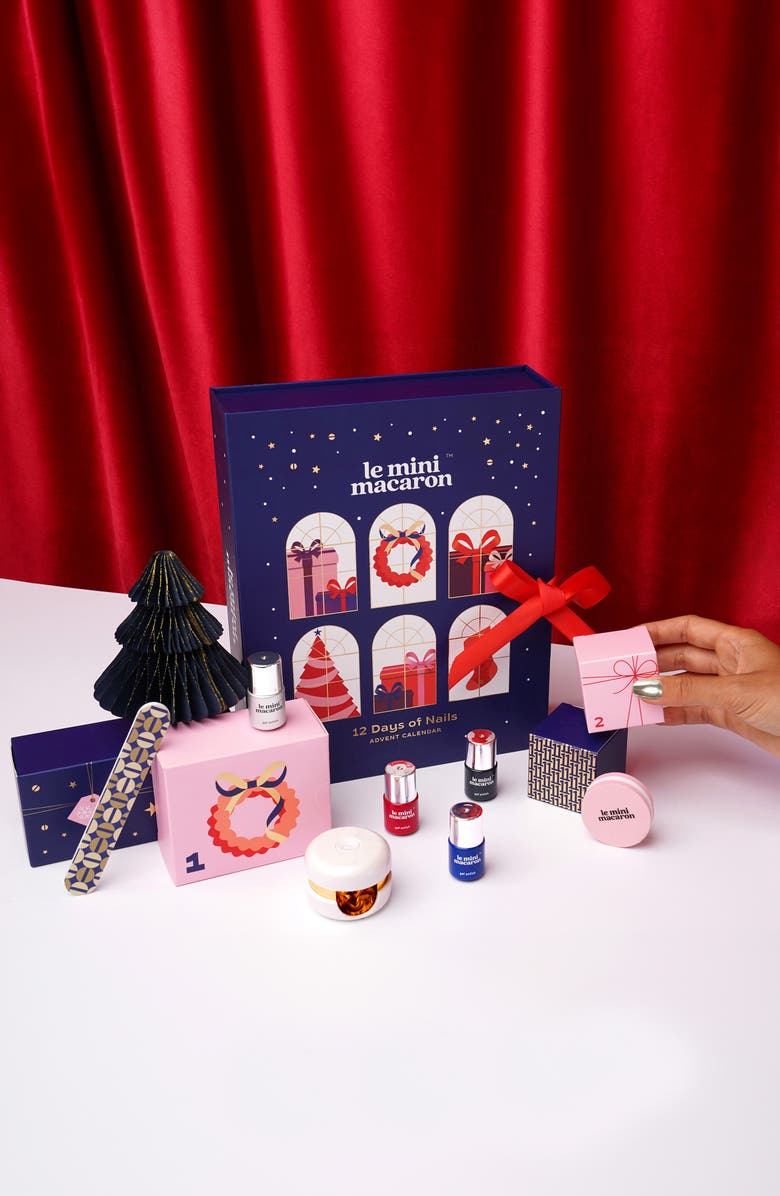 Le Mini Macaron 12 Days of Nails Christmas Calendar $105 Value, Alternate, color, 
