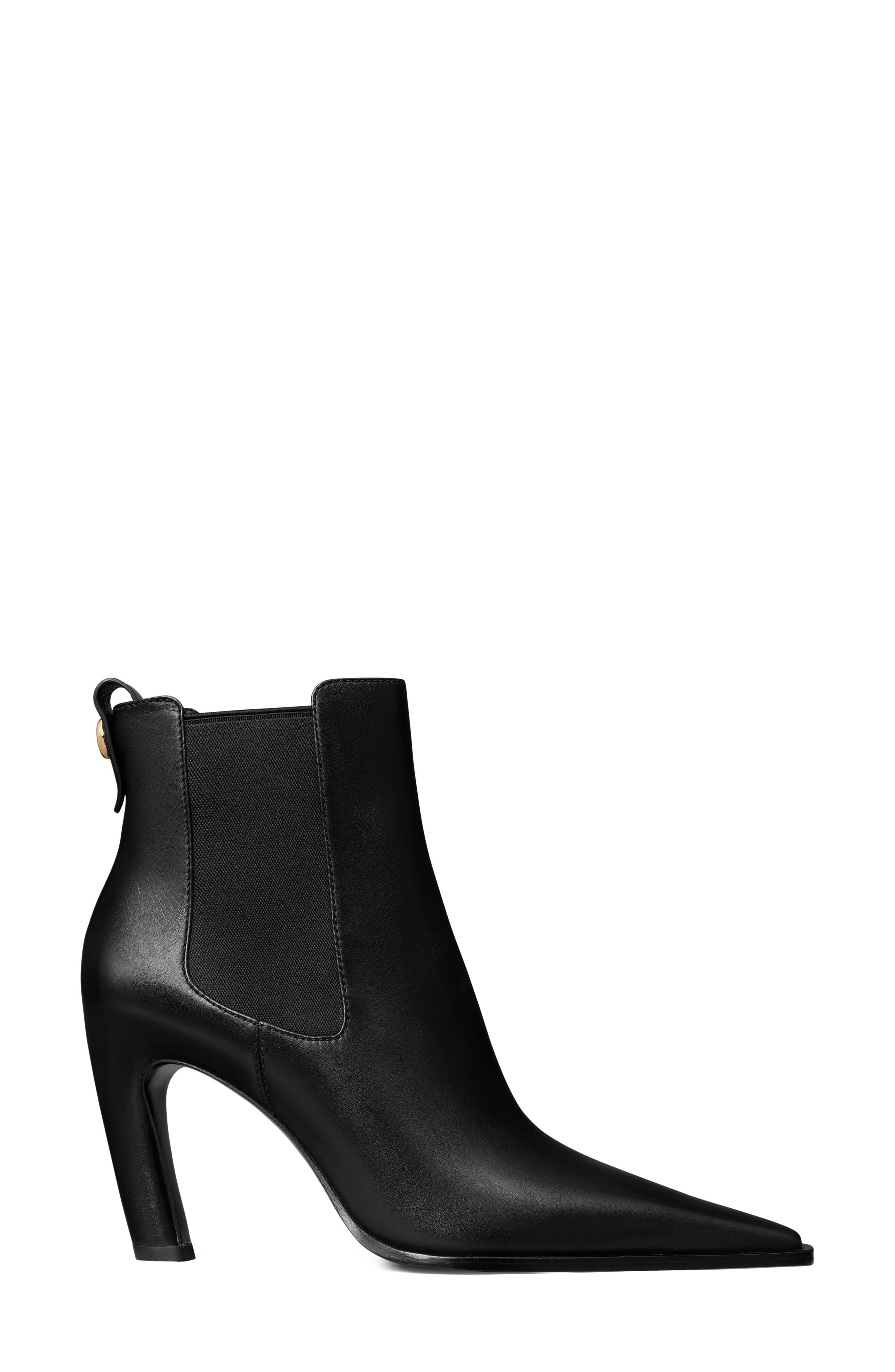 Romy Chelsea Leather Boot, Alternate, color, PERFECT BLACK