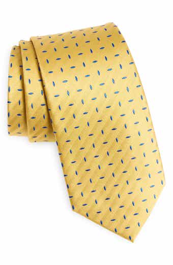 Geometric Print Silk Tie
