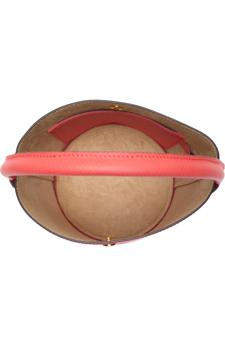 Longchamp Épure Leather Bucket Bag, Alternate, color, Strawberry