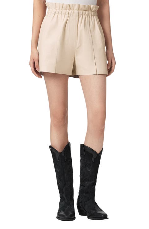 Fran Leather Shorts