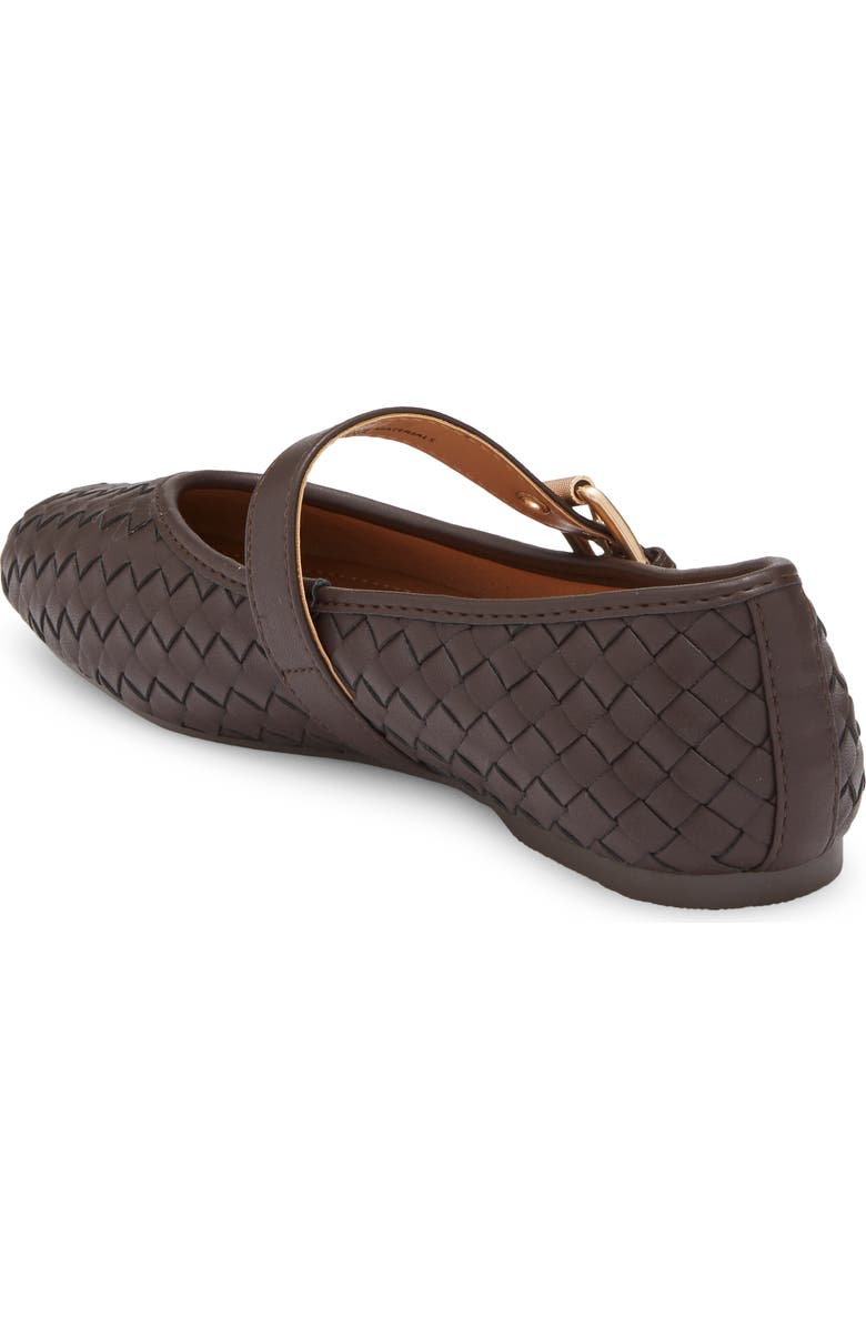 DV by Dolce Vita Mulaney Woven Mary Jane Flat, Alternate, color, Brown