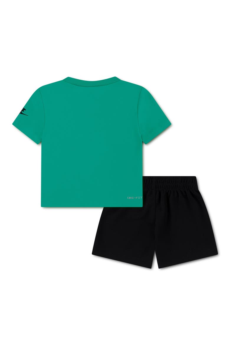 Futura T-Shirt & Shorts Set, Alternate, color, BLACK/ STADIUM GREEN