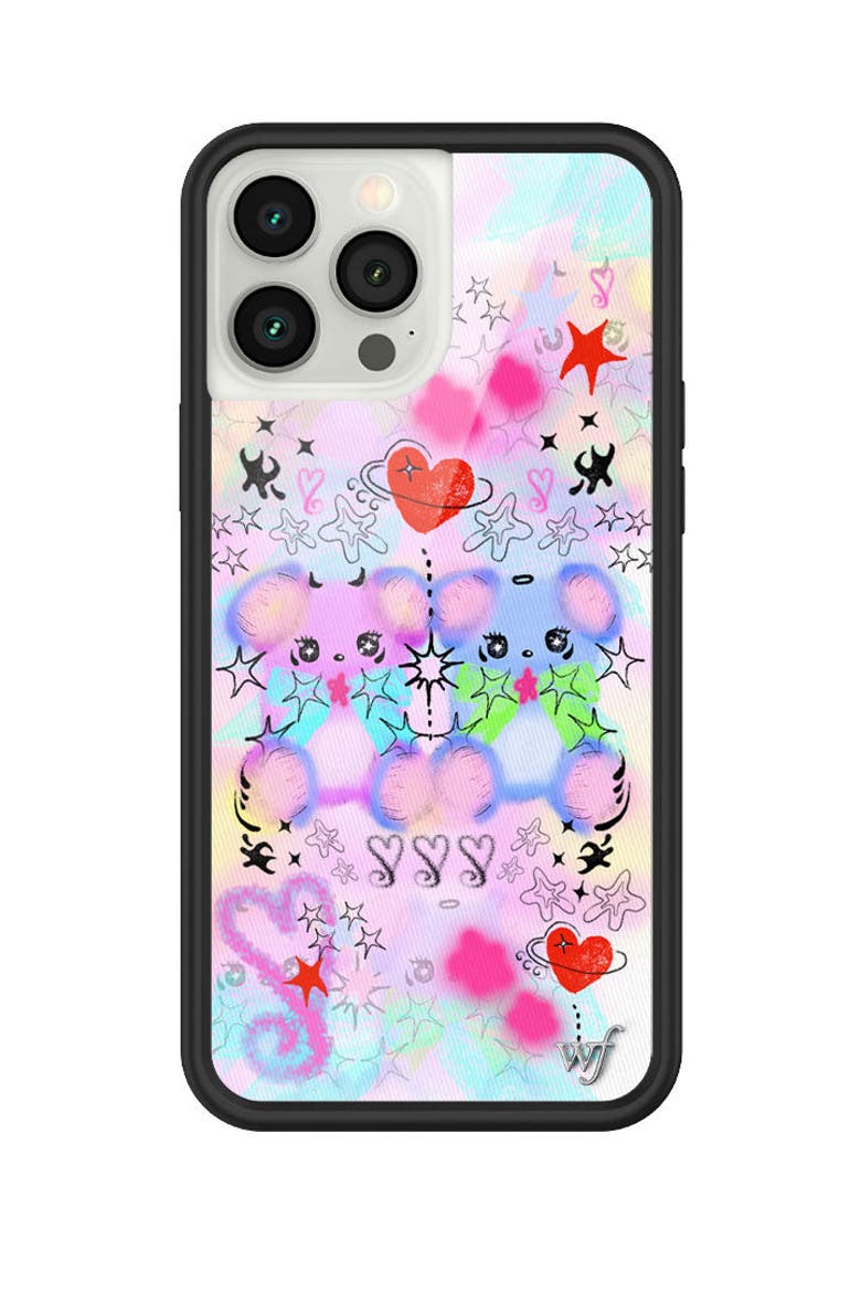 Cotton Candy Teddies iPhone Case, Alternate, color, Purple