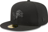 New Era Men's New Era Black Detroit Lions 2026 Sideline 59FIFTY Fitted Hat