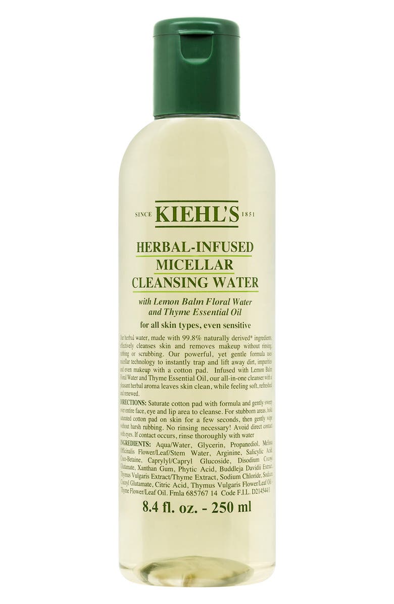 Kiehl's Since 1851 Herbal-Infused Micellar Cleansing Water, Main, color,