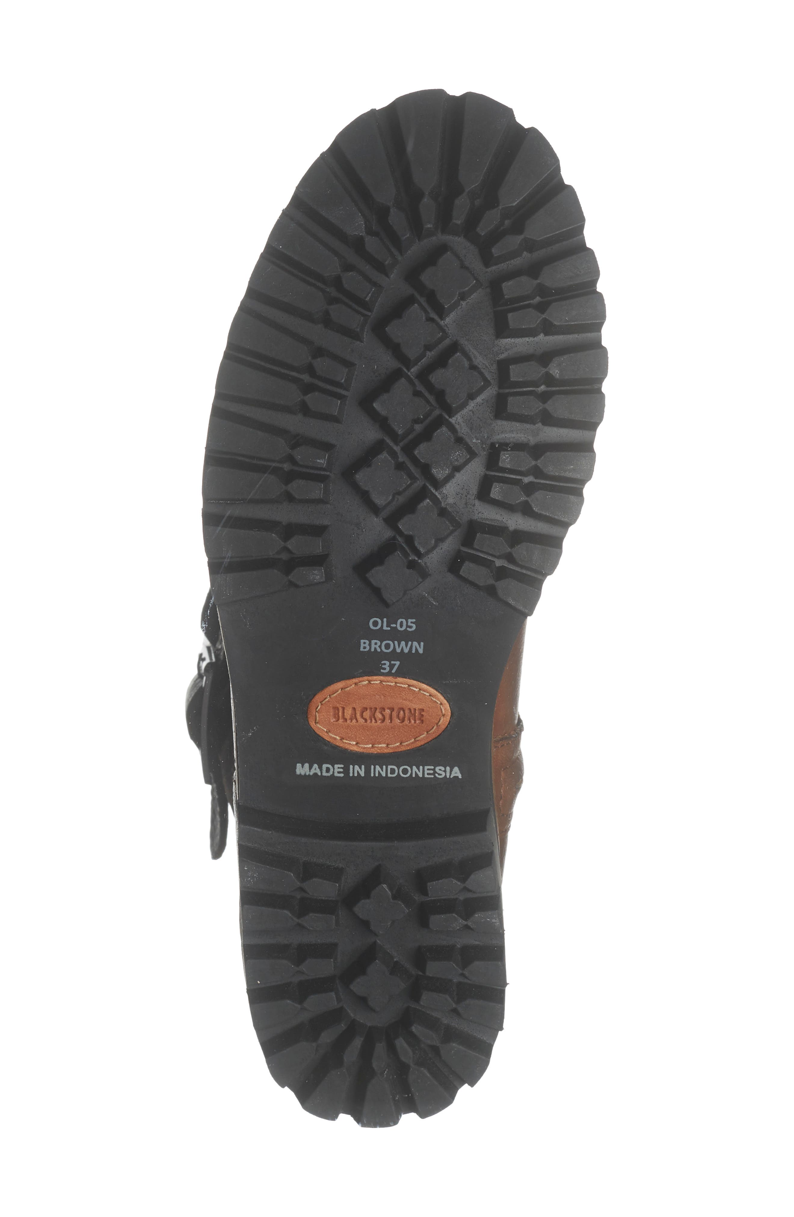 Blackstone OL05 Moto Boot with Genuine Shearling Lining, Alternate, color, Brown