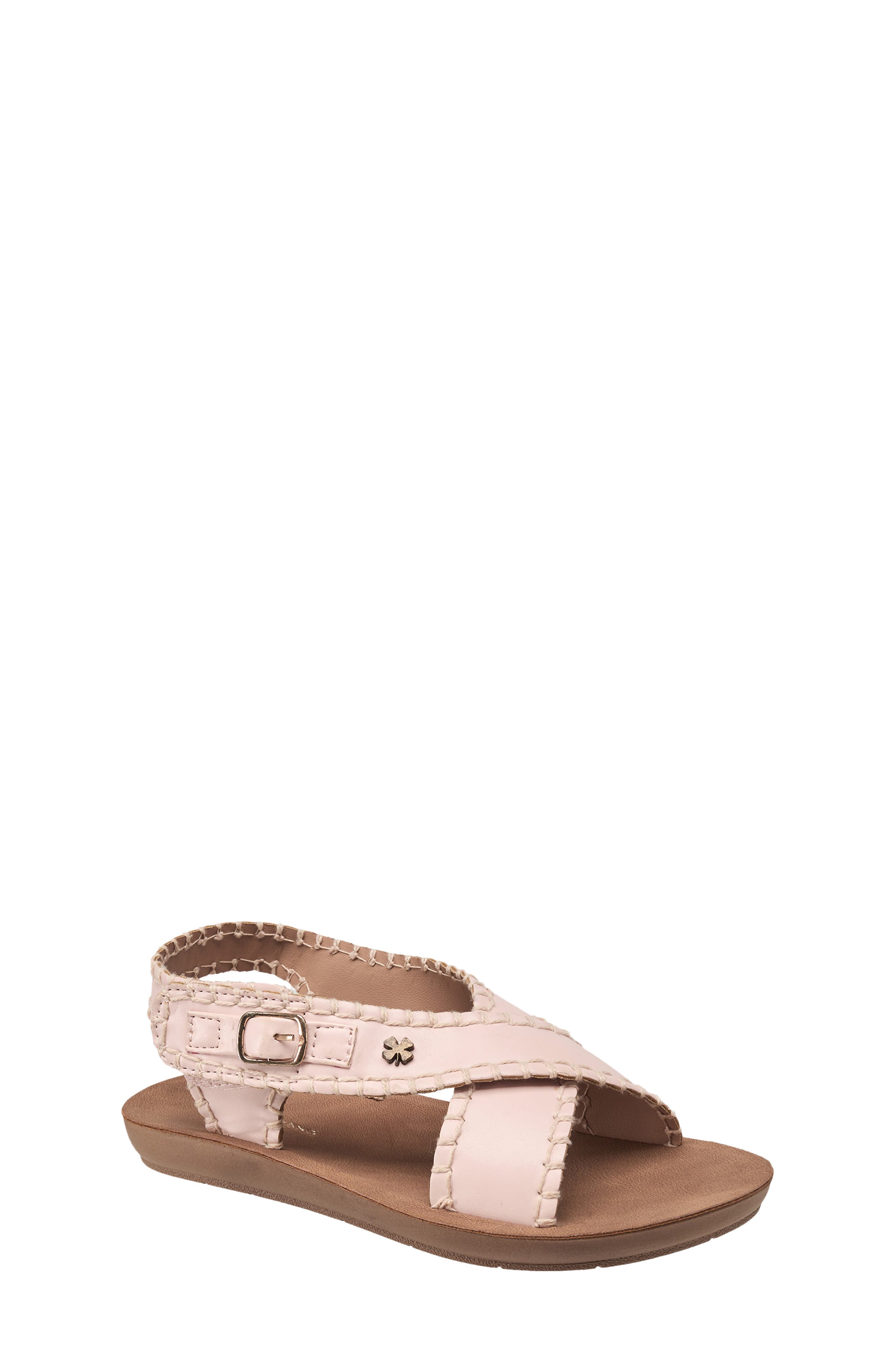 Lucky Brand Kids' Whipstitch Crossover Sandal