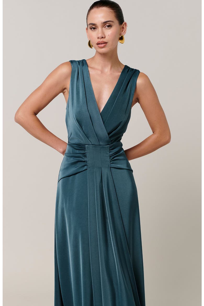 Reannah Maxi Dress, Alternate, color, Teal