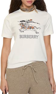 Burberry Knight Sketch Cotton T-shirt