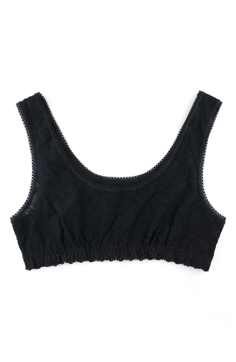 Hanky Panky Daily Lace Overlay Scoop Neck Bralette, Alternate, color,