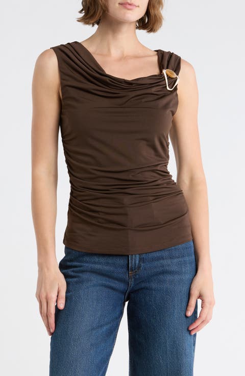 Hardware Ruched Top