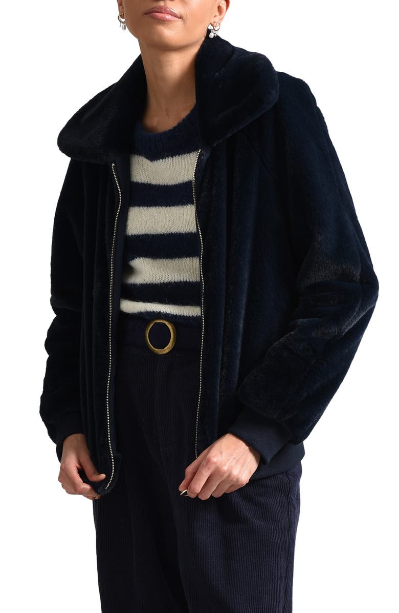 Molly Bracken Faux Fur Jacket, Main, color, 