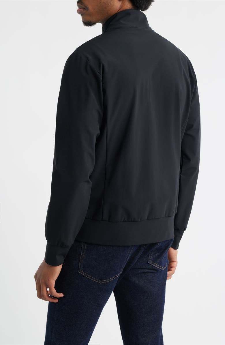 Save The Duck Water Resistant Track Jacket, Alternate, color, Black