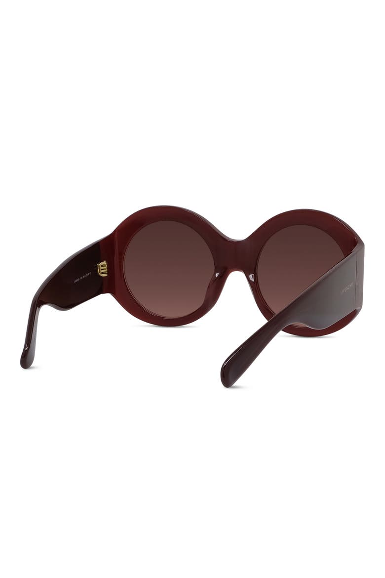 Cocoon 56mm Round Sunglasses, Alternate, color, SHINY BORDEAUX / GRADIENT